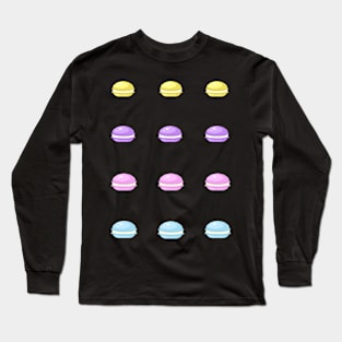 Pixel Macarons Long Sleeve T-Shirt